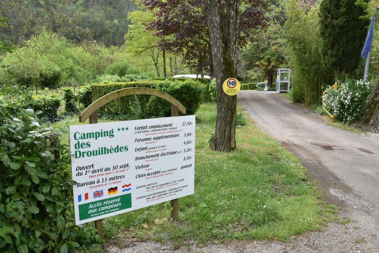 Camping Des Drouilhedes Hotel Peyremale Exterior foto